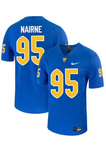 Eliyt Nairne  Nike Pitt Panthers Blue NIL Name And Number Football Jersey