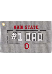 Ohio State Buckeyes #1 Dad Waffle Golf Towel