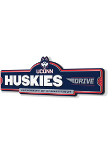 UConn Huskies 3D Sign - Navy Blue
