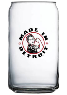 Detroit 16oz Pint Glass - Pink