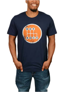 Made In Detroit Detroit Navy Blue Shifter Tee Short Sleeve T Shirt