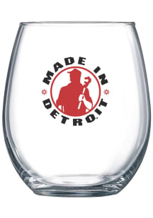 Detroit 9 oz. Stemless Wine Glass - White