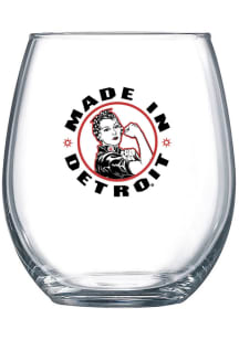 Detroit 9 oz. Stemless Wine Glass - Pink