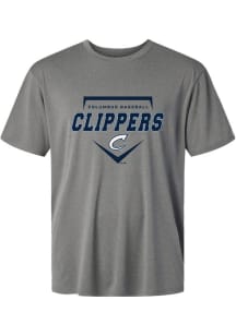 Summit Sportswear Columbus Clippers Graphite Homeplate Short Sleeve T Shirt