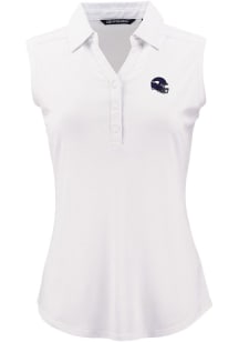 Cutter and Buck Minnesota Vikings Womens White Helmet Forge Eco Polo Shirt