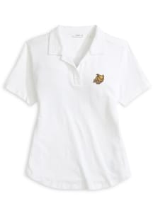Johnnie O Rowan University Womens White Coastal Flying Owl Short Sleeve Polo Shirt
