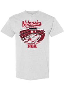 Summit Sportswear Nebraska Cornhuskers Ash Pinnacle Bank Arena Short Sleeve Fashion T Shirt