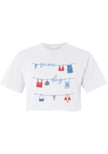 Summit Sportswear Arizona Wildcats Womens White Game Day Short Sleeve T-Shirt