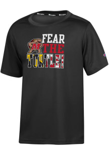 Champion Maryland Terrapins Youth Black Fear The Turtle Short Sleeve T-Shirt
