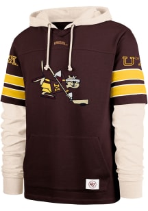 47 Minnesota Golden Gophers Mens Maroon Split Zone Cornerback Lacer Fashion Hood