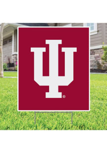 Indiana Hoosiers Primary Yard Sign - Crimson