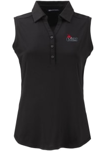 Cutter and Buck Central Missouri Mules Womens Black Forge Eco Polo Shirt