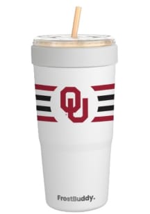 Oklahoma Sooners Stainless Steel Stainless Steel Tumbler - White