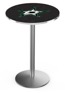 Dallas Stars Stainless Round Base Pub Table