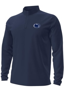 Under Armour Penn State Nittany Lions Mens Navy Blue Motion Long Sleeve Qtr Zip Pullover