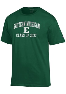 Champion Eastern Michigan Eagles Green Primary Class of 2027 Jersey Short Sleeve T Shirt