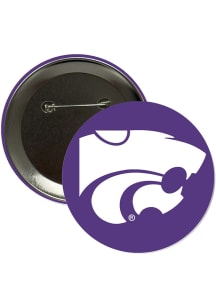 K-State Wildcats 3" Main Mark Button - Purple