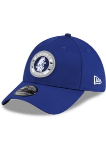 New Era Chicago Cubs Mens Navy Blue TPU Front Featherweight Poly 39THIRTY Flex Hat