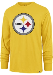 47 Pittsburgh Steelers Gold Imprint Super Rival Long Sleeve T Shirt