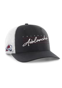 47 Colorado Avalanche Downburst Trucker Adjustable Hat - Black