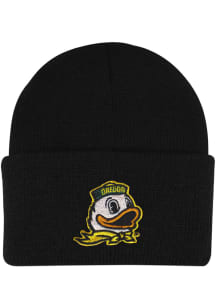 LogoFit Oregon Ducks North Pole Baby Knit Hat - Black