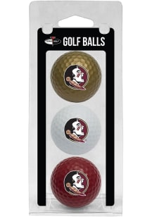 Florida State Seminoles 3 Pack Golf Balls