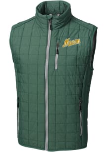 Cutter and Buck George Mason University Mens Green Rainier Sleeveless Jacket