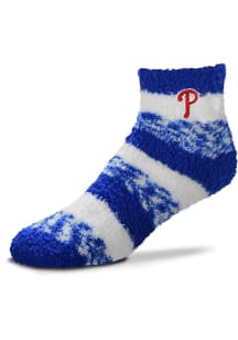 Philadelphia Phillies Sleepsoft Fuzzy Womens Quarter Socks