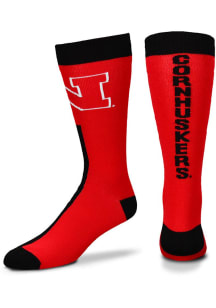 Nebraska Cornhuskers Big Top Mens Dress Socks