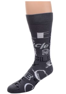 Cleveland Typography Mens Dress Socks