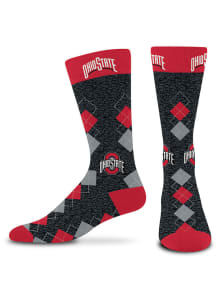 Ohio State Buckeyes Fan Nation Classic Mens Argyle Socks