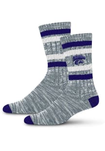 K-State Wildcats Alpine Tweed Design Womens Crew Socks