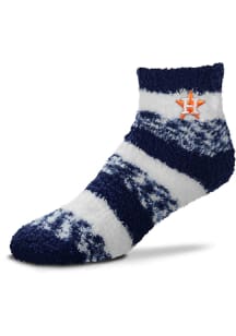 Houston Astros Stripe Sleep Womens Quarter Socks