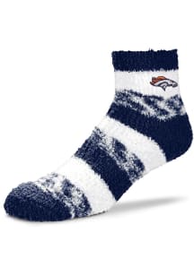 Denver Broncos Sleepsoft Fuzzy Womens Quarter Socks
