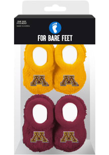 Minnesota Golden Gophers 2pk Baby Bootie Boxed Set