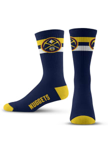 Denver Nuggets 2 Stripe Mens Crew Socks