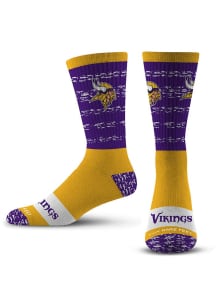 Minnesota Vikings Disruptor Mens Crew Socks