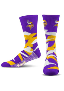 Minnesota Vikings Shattered Mens Crew Socks