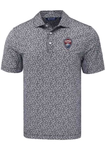 Cutter and Buck Colorado Rapids Black Pike Flora Big and Tall Polo