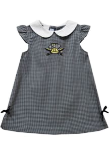 Vive La Fete Northern Kentucky Norse Baby Girls Black Gingham Short Sleeve Dress