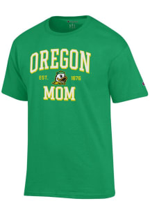 Champion Oregon Ducks Green EST Date Mom Jersey Short Sleeve T Shirt
