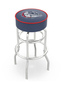 Gonzaga Bulldogs Double-Ring Swivel Pub Stool - Black