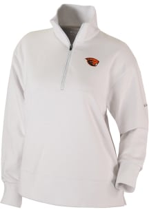 Columbia Oregon State Beavers Womens Black Heat Seal Omni Wick Birchwood Hills Qtr Zip
