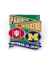 Michigan Wolverines Souvenir 2026 vs Indiana Hoosiers Game Day Pin - Green