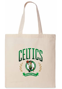 Boston Celtics White Canvas Tote