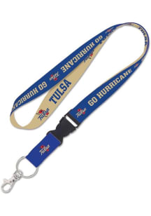 Tulsa Golden Hurricane Detachable Lanyard - Blue