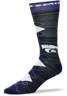 K-State Wildcats Fan Nation Mens Argyle Socks