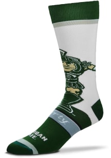 Michigan State Spartans Mascot Bobblehead Mens Dress Socks