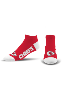 Kansas City Chiefs Team Color Mens No Show Socks
