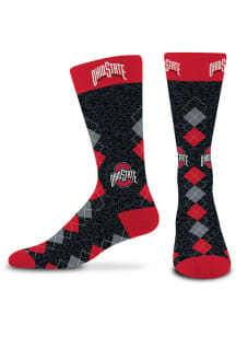 Ohio State Buckeyes Fan Nation Mens Argyle Socks